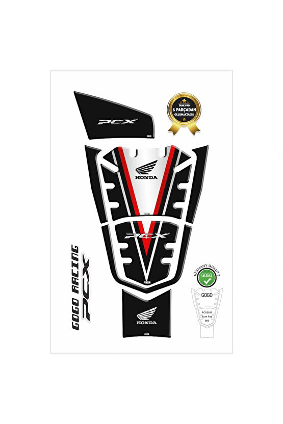 Honda Pcx 125 2021 Tank Pad 7 Parça 003