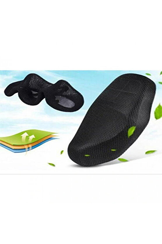 TEX 2066 Motosiklet Ve Scooter Siyah Fileli Maxi Ve Küçük Sele Kılıfı 2XL Beden