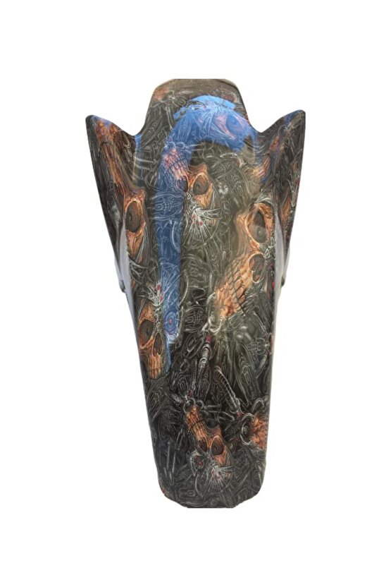 Ybr K Ön Çamurluk Karbon Kaplama Ebrili Kurukafa %100 Yerli