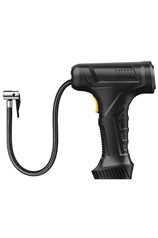 Dijital LCD Ekranlı 3600mAh 150 psi Hava Kompresörü Powerbank Özellikli Araç Lastik Şişirme Pompası