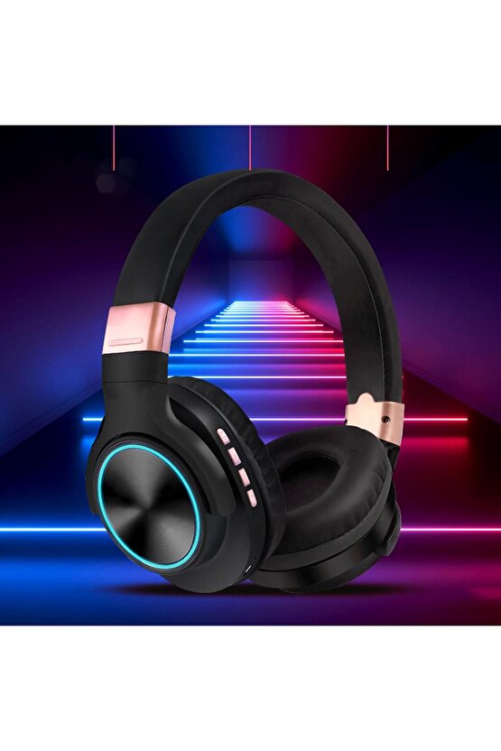 BLUETOOTH KULAKLIK SD KART VE AUX GİRİŞLİ ŞARJLI KABLOSUZ KULAKLIK MİKROFONLU FM RADYOLU SUPER BASS