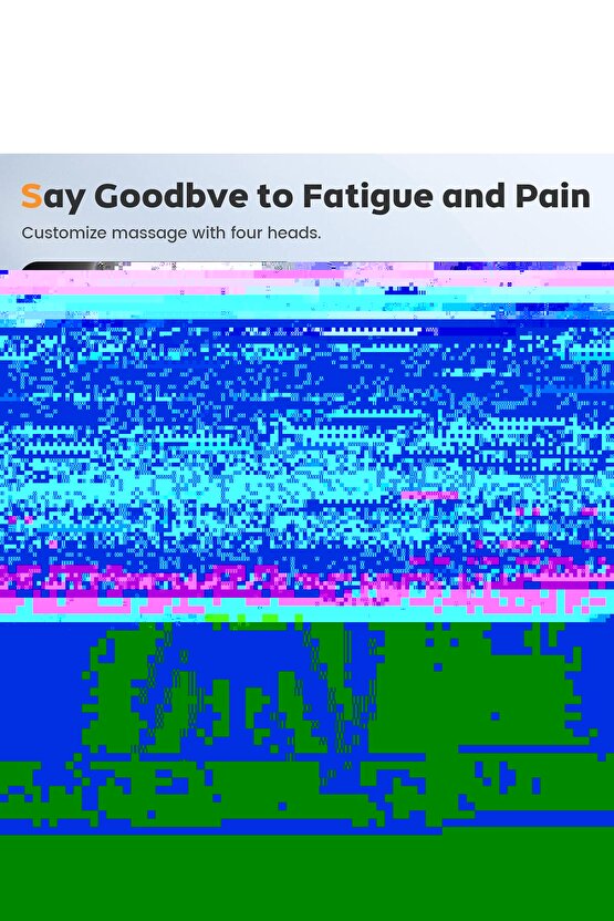 UZUN SAPLI ŞARJLI MASAJ TABANCASI U ŞEKLİNDE DERİN DOKU KAS TÜM VÜCUT MASAJ ALETİ 3 MOD 6 KADEME