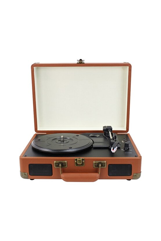 Nostaljik Pikap Plakçalar 33-45-78 Lik Plak Uyumlu Plak Çalar Bluetooth lu Aux Usb girişli Mp3 Çalar