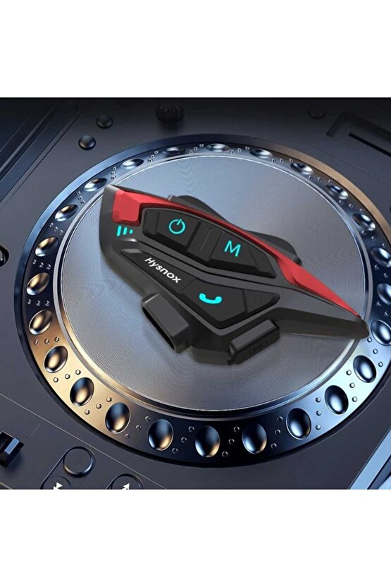 Motorsiklet Kask Bluetooth Kulaklık Mikrofonlu Fm Radyolu 8 Kişilik Çoklu Eşleşme Helmet Intercom