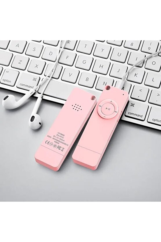 Bluetooth Lu Mp3 Player Dahili Hoparlör Kablolu Ve Kablosuz Kulaklık Ile Kullanabilme Mini Mp3 Çalar