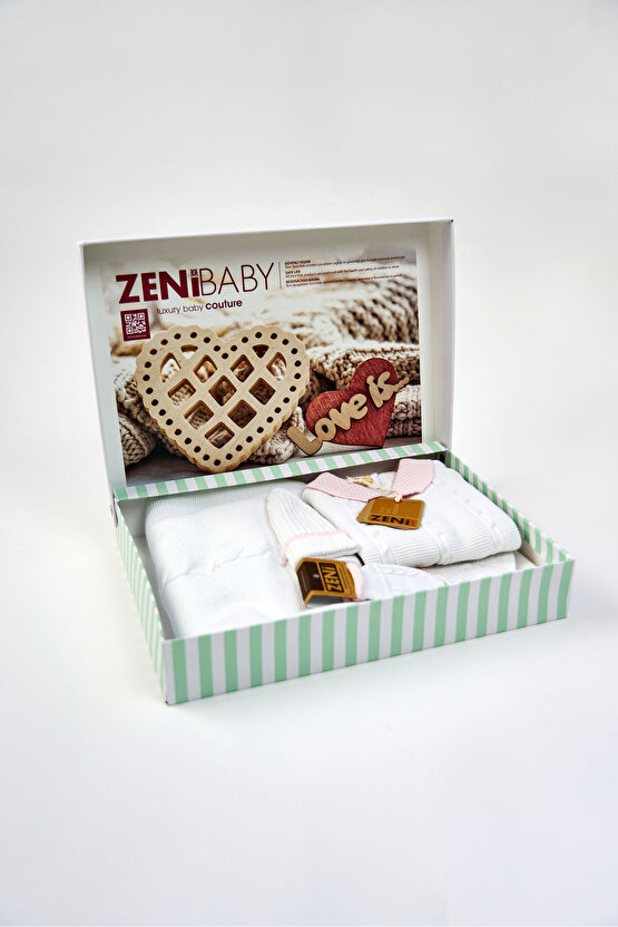 Yeni Doğan 5li Örme Triko Tulum Set (Özel Kutulu)