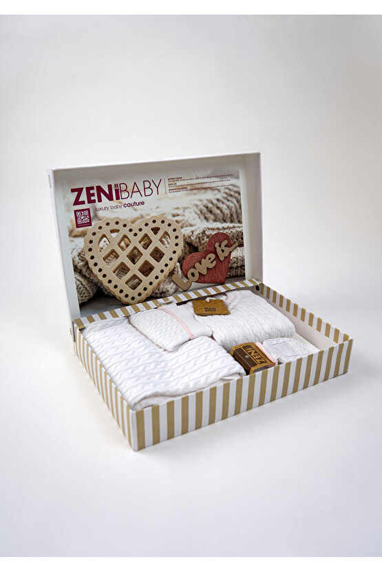 Yeni Doğan 5li Örme Triko Tulum Set (Özel Kutulu)