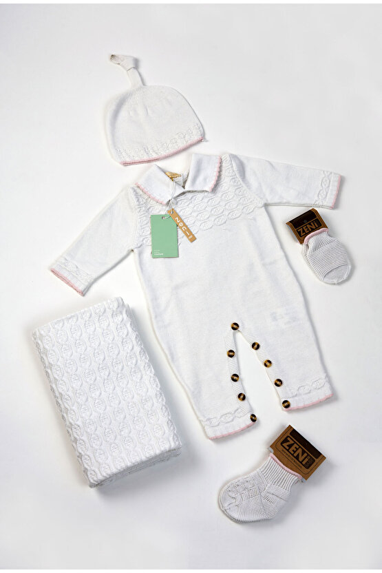 Yeni Doğan 5li Triko Tulum Set