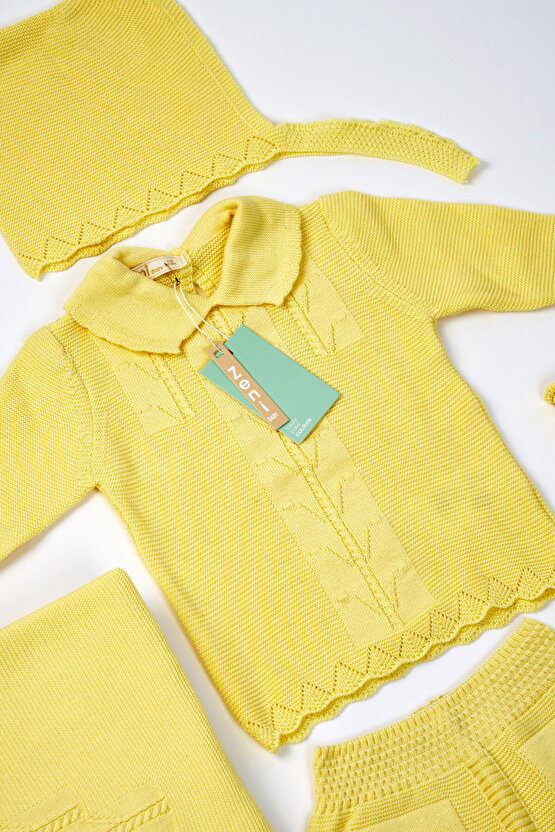 Yeni Doğan 5li Triko Tulum Set