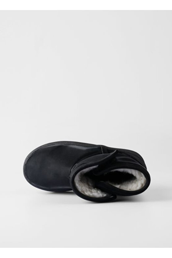 PAK KIZ ÇOCUK İÇİ TÜYLÜ BOT SİYAH