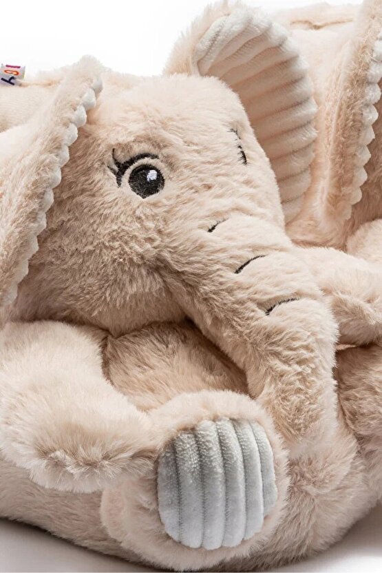 Elfi Kadın Hayvanlı Panduf Bej 3641