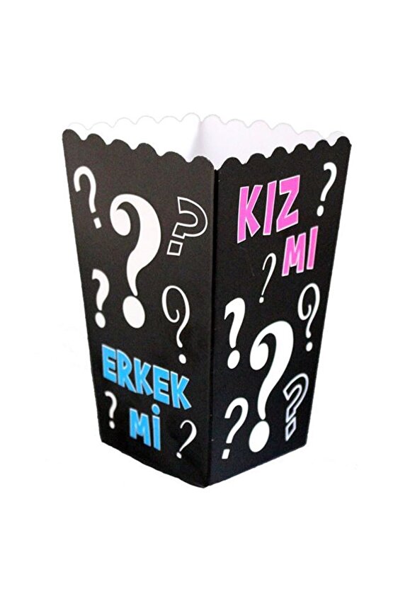 Kızmı Erkekmi Popcorn Mısır Kutusu