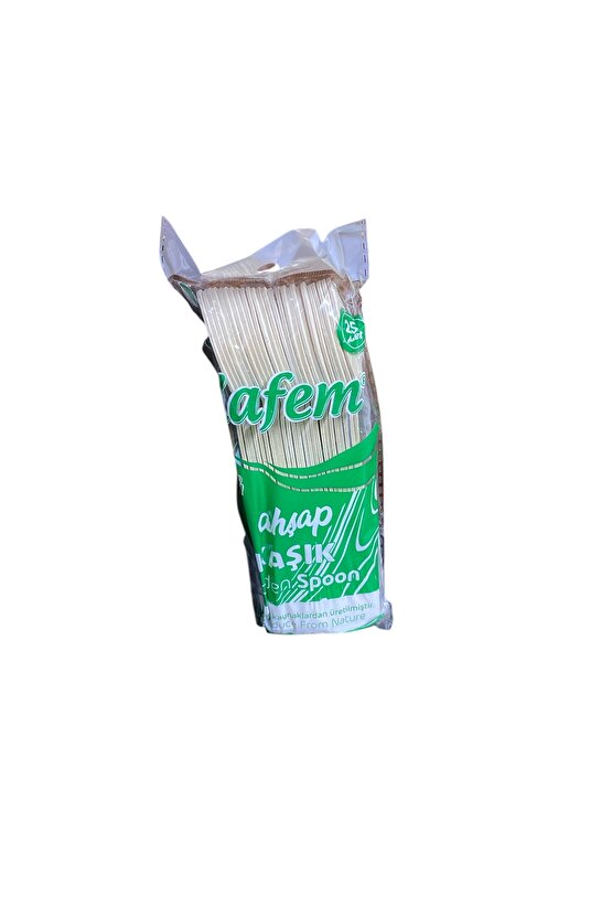 EKOLOJİK AHŞAP KAŞIK 25Lİ 5 PAKET
