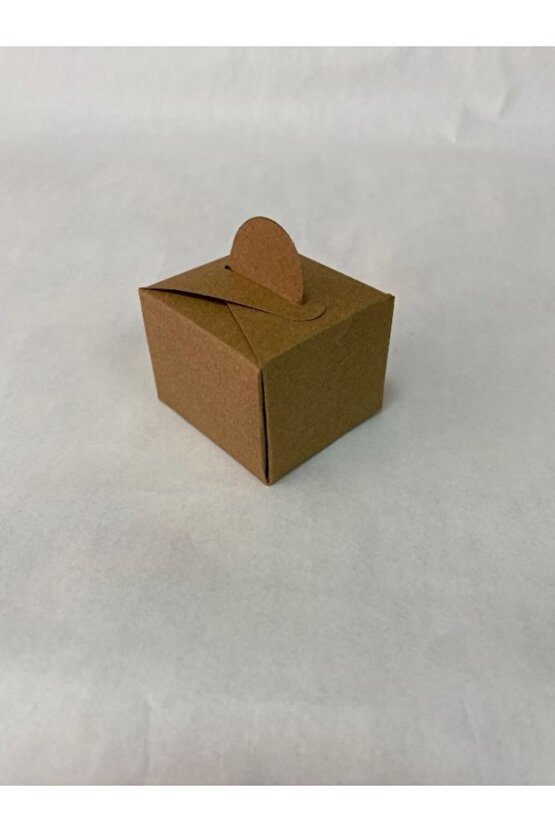 Erler Amb. Kraft Karton Küp Lokum Kutusu 50 Adet