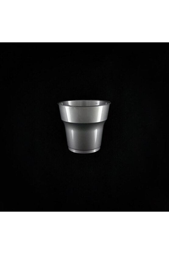 Kristal Renkli Bardak Silver 10lu