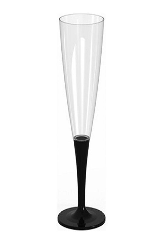 Kristal Mika Plastik Şampanya Kadehi 100 Adet