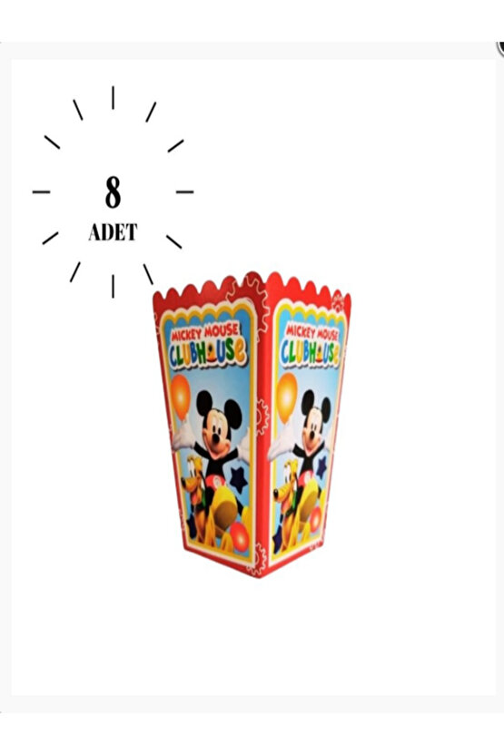 Mickey Mouse Mısır Kutusu 8 Li