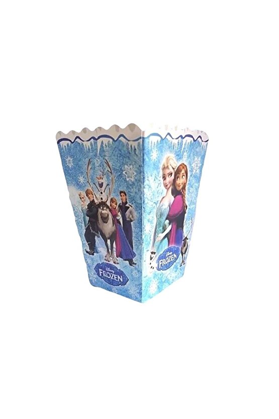 Popkorn Mısır Kutusu Frozen Baskılı 8li