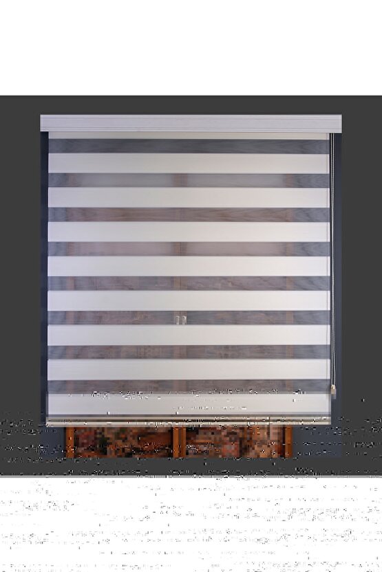 Micro Plise Krem Zebra Perde