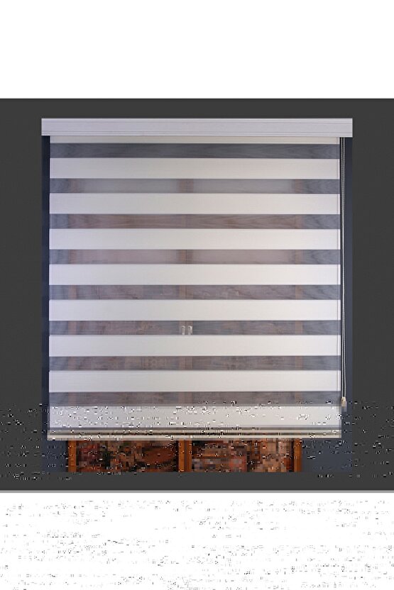 Micro Plise Krem Zebra Perde