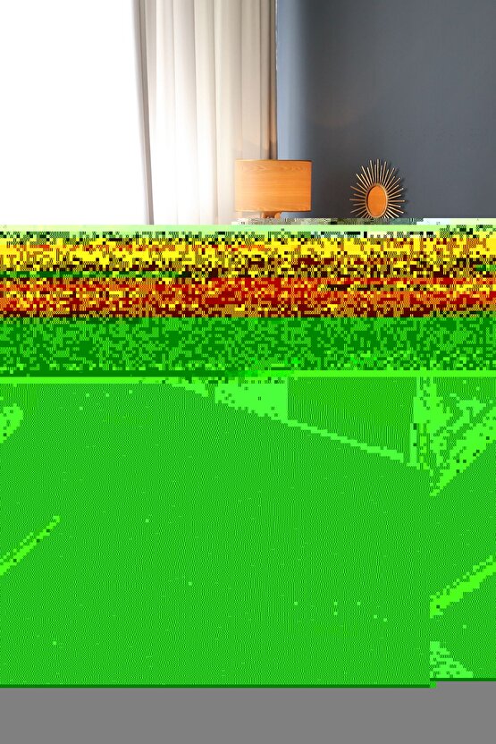 Ada Kilim Modern Salon Mutfak Koridor Kesme Yolluk Dokuma Makine Halısı zigzag gri