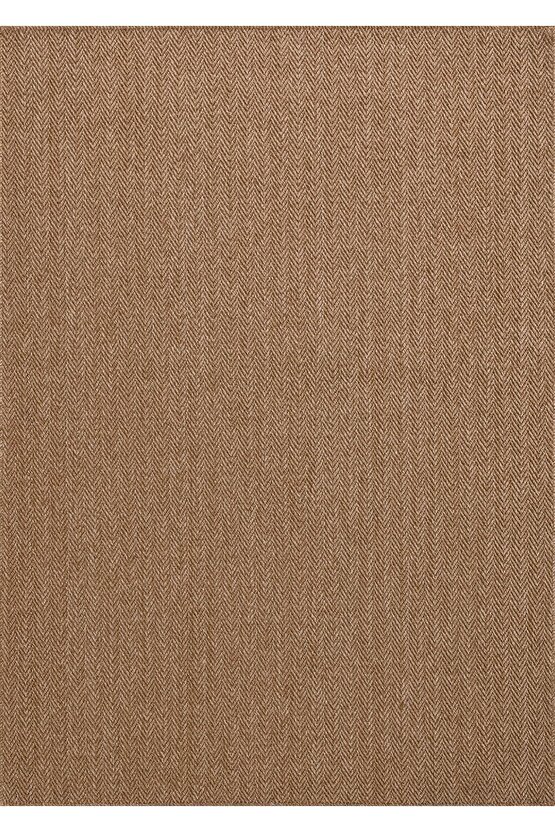 Srz-0503 Jüt Tabanlı Hasır Dokuma Örme Bohem Antialerjik Halı Kilim Balık Sırtı