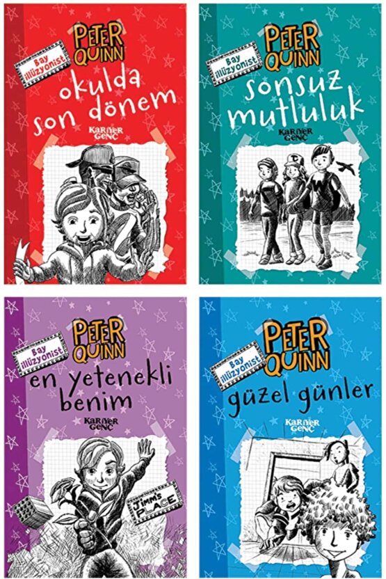 Bay Illüzyonist Peter Quınn Set (4 - Kitap)