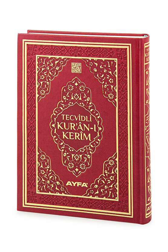 Tecvidli Kuranı Kerim - Termo Deri - Orta Boy - Bordo Renkli - Ayfa Yayınevi - Bilgisayar Hatlı