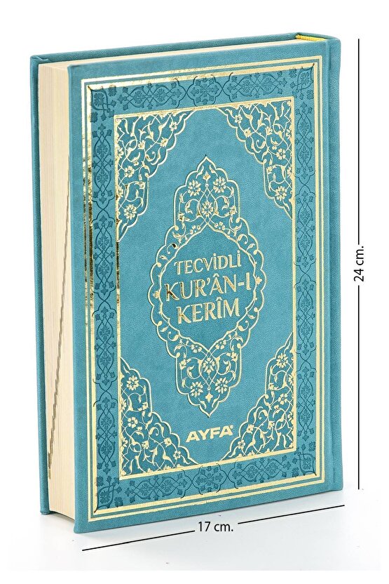 Tecvidli Kuranı Kerim - Termo Deri - Orta Boy - Ayfa Yayınevi - Bilgisayar Hatlı