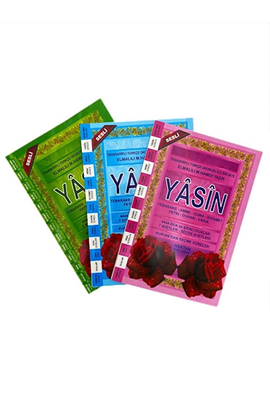 80 Sayfa Orta Boy Ekonomik Güllü Yasini Şerif Kitabı