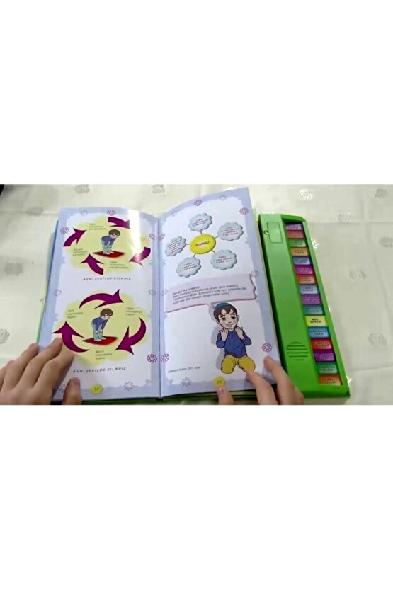 Sesli Namazı Öğreten Kitap Sure,dua,namaz Kılınışları,abdest,sesli Sureler