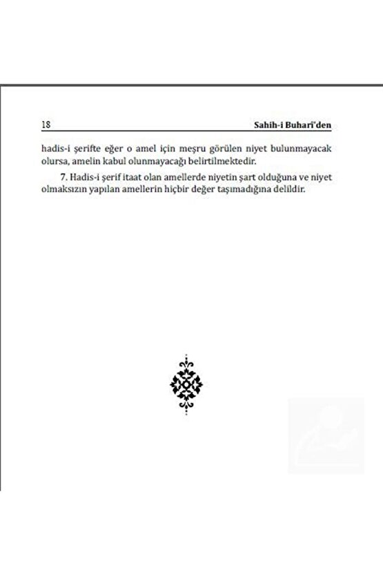 Sahihi Buhariden Sohbetler ve Nasihatler