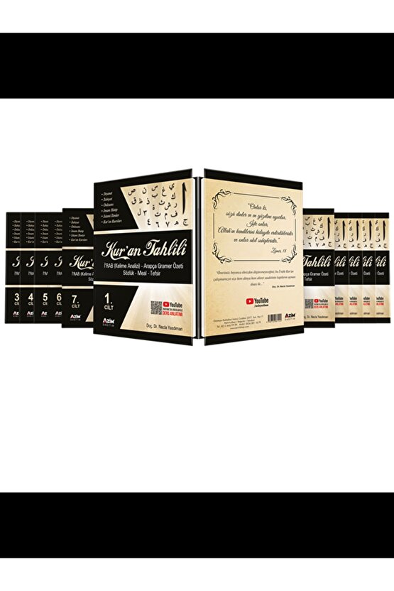 Kuran Tahlili 12 Cilt Set (irab, Gramer Ve Kelime Analizi, Sözlük, Meal Ve Tefsir) Necla Yasdıman