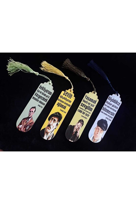 Ahşap Retro Poster Ayraç Seti