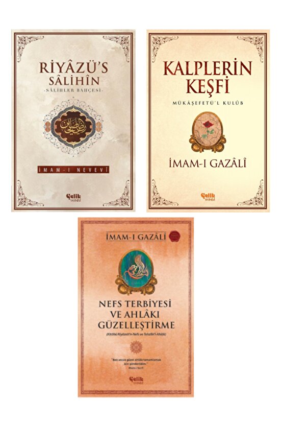 Imam-ı Gazali Seti Kalplerin Keşfi - Nefs Terbiyesi - Riyazüs Salihin 3lü Set