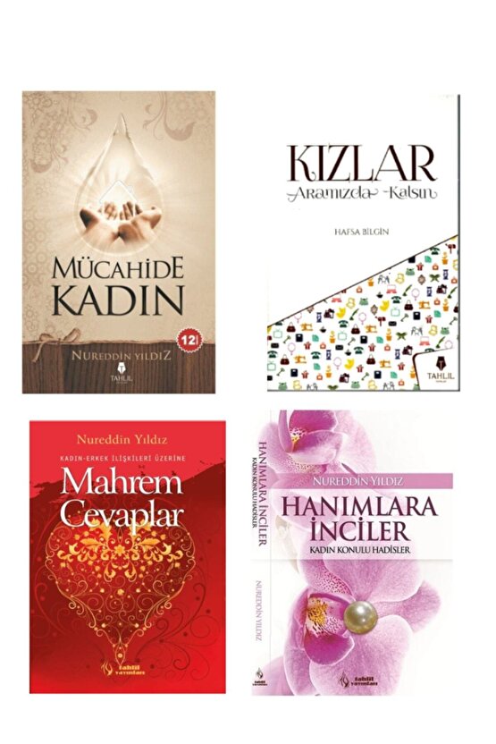Hanımlar Için Seri Mücahide Kadın -mahrem Cevaplar-kızlar Aramızda Kalsın-hanımlara Inciler 4lü Set