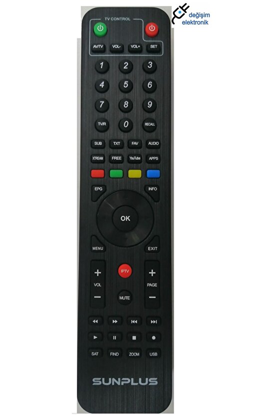 Sunplus Vipbox Gold Pro Hd Uydu Orjinal Kumandası
