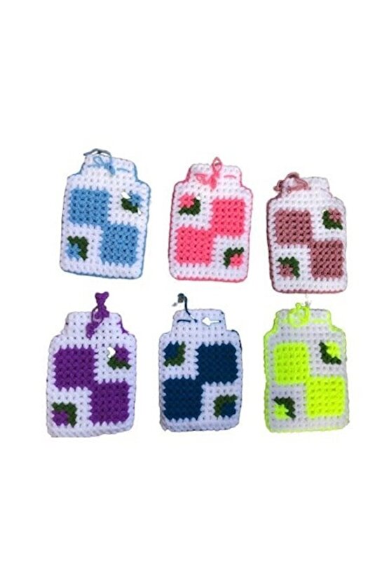 El Örgüsü Banyo Lifi 12 Adet Çok Renkli Duş