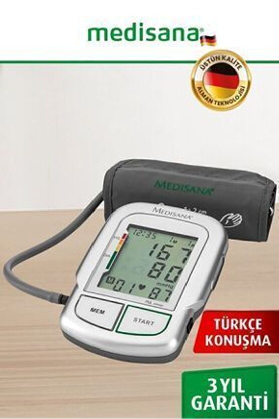 Konuşan Kol Tipi Dijital Tansiyon Ölçme CihazıAlman Tasarım Türkçe