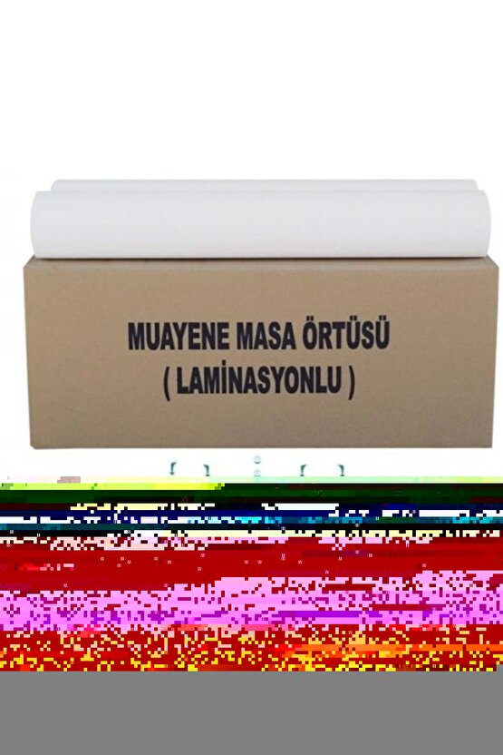 Muayene Masa Örtüsü Laminasyonlu En:60cm 50m (Lamineli) 1 Adet Rulo