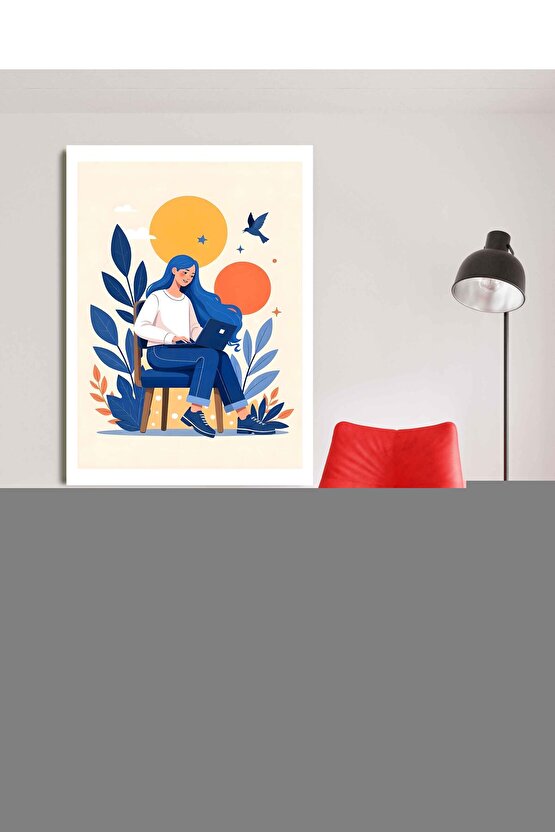 Matisse - Sanat - Soyut - Doğa - Ev - Yaşam ( 2 Li Çerçevesiz ) Poster - Afiş - Tablo NNHT650