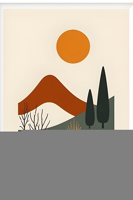 Matisse - Boho - Art Deco - Soyut - Doğa ( 3 lü Çerçevesiz ) Poster - Afiş - Tablo KR2C00160