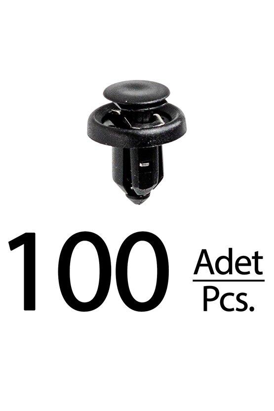 Honda Crosstour Odyssey Piilot için Tampon Klips - 100 Adet