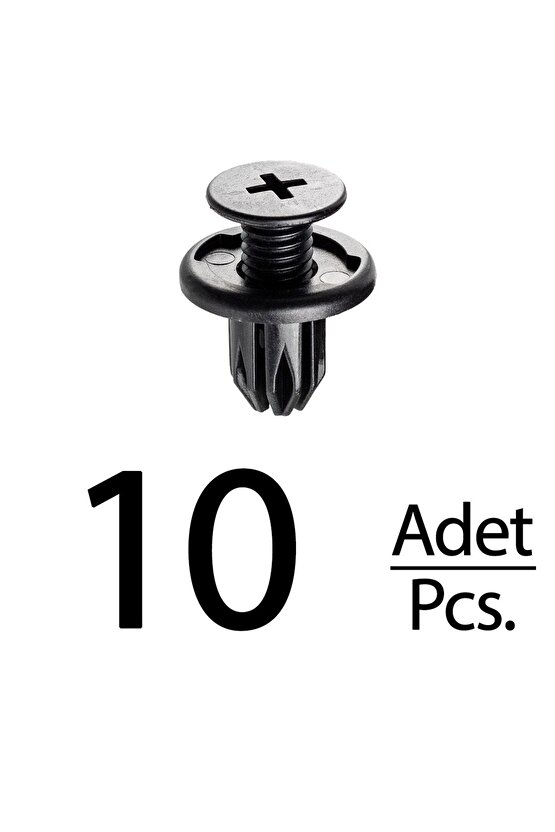 Chevrolet Aveo Captiva Epica Matiz Optra Spark için Tampon Panel Klips - 10 Adet