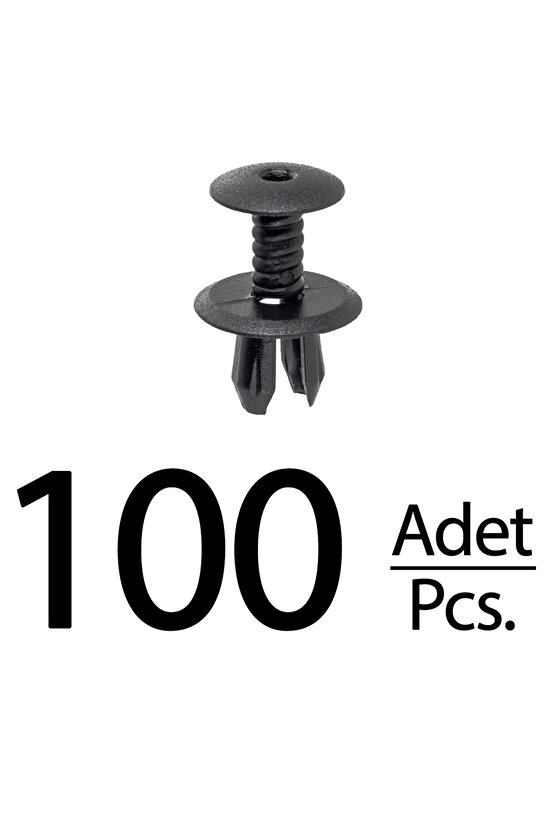 Volkswagen Golf IV,Golf Plus,Golf V,Polo,Passat için Bagaj Döşeme Paneli Klips-100 Adet