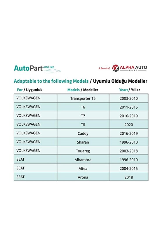 Volkswagen Seat Skoda için Tavan Döşeme Klips - 1 Adet