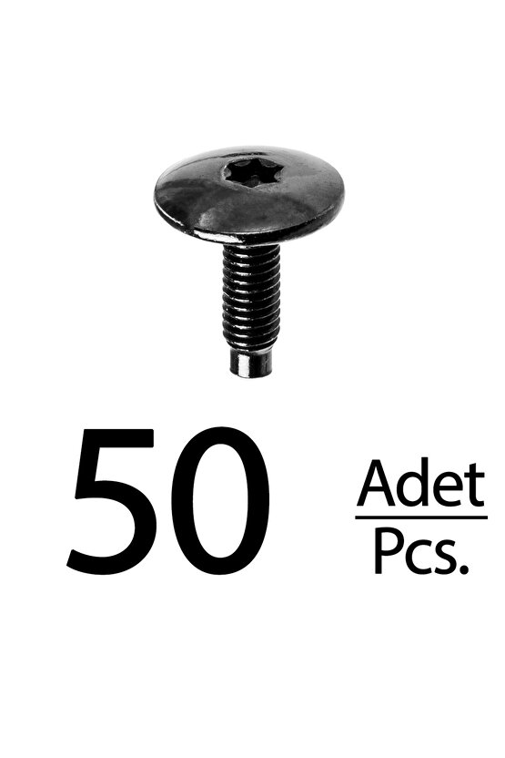 Seat Peugeot Citroen Renault VW BMW 3 E90 için Torx (Tork) Koltuk Kızak Civatası - 50 Adet