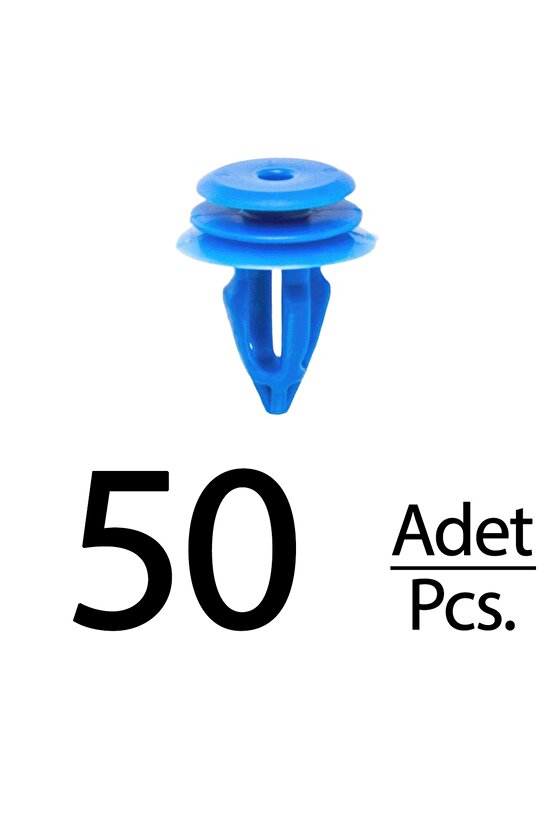 Volkswagen Renault için Kapı Döşeme Panel Klips - 50 Adet