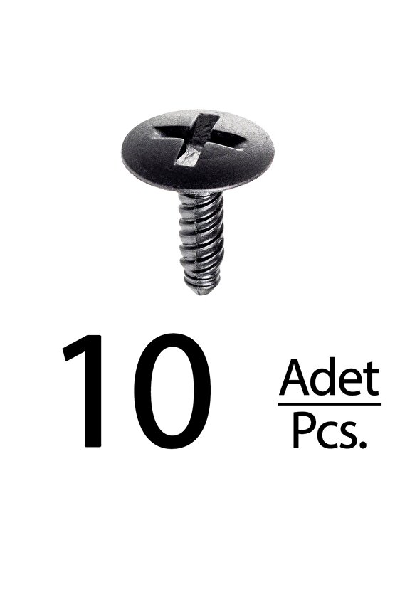 VW Transporter için Ön Tampon Klips - 10 Adet