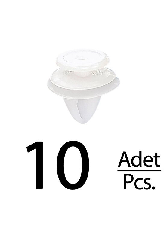 Renault, Peugeot, Mini, Audi, Seat için Kapı Döşeme Klips- 10 Adet